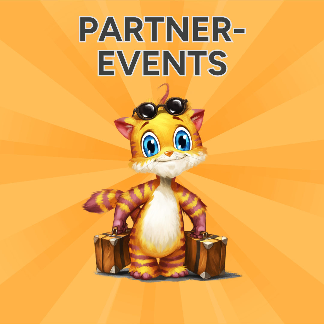 Meeps with suitcases and sunglasses