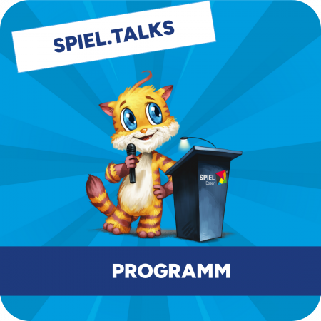 Meeps with microphone at speaker pult