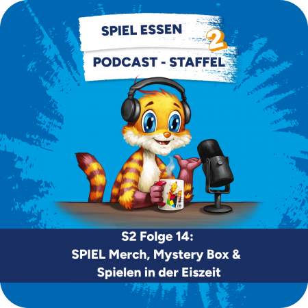 Meeps mit Kopfhörern und Mirkofon