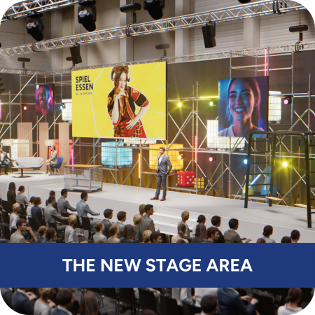 Rendering of the stage